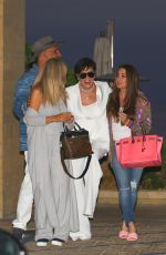 KYLE RICHARDS, KRIS JENNER and FAYE RESNICK at Nobu Restaurant in Malibu 06/06/2021
