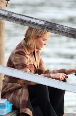 LARA BINGLE Out Fishing in Sydney 06/03/2021