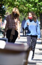 LAURA DERN and JAYA HARPER Out for Breakfast in Brentwood 06/13/2021