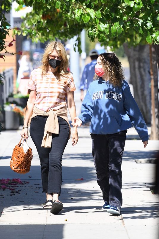 LAURA DERN and JAYA HARPER Out for Breakfast in Brentwood 06/13/2021