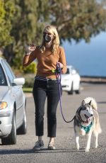 LAURA DERN Out with Her Dog in Pacific Palisades 06/10/2021
