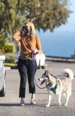 LAURA DERN Out with Her Dog in Pacific Palisades 06/10/2021