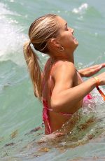 LAURA IVANIUKAS in Bikini at a Beach in Miami 06/05/2021