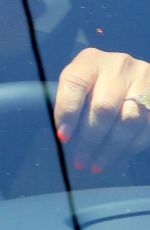 LAUREN SANCHEZ Show Huge Diamond Ring on Engagement Ring Finger Out in Los Angeles 06/14/2021