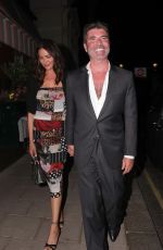 LAUREN SILVERMAN and Simon Cowell at Harry