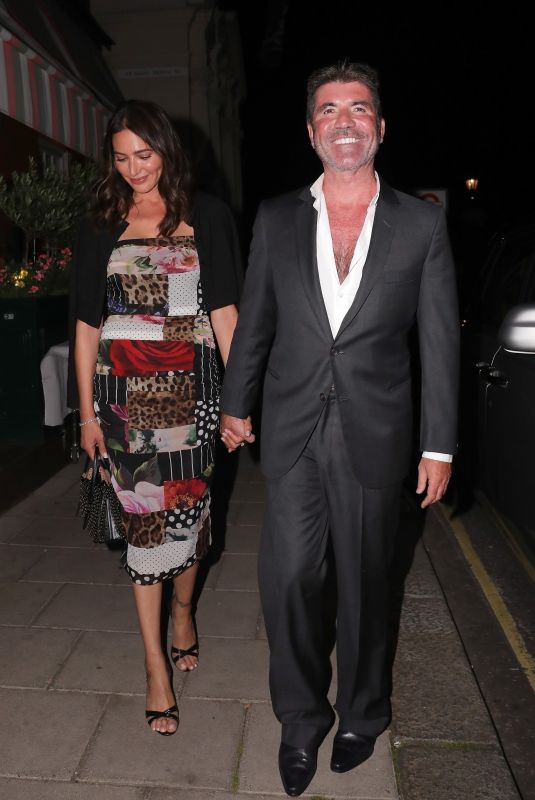 LAUREN SILVERMAN and Simon Cowell at Harry