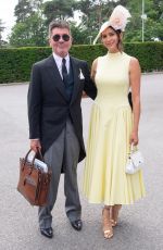 LAUREN SILVERMAN and Simon Cowell at Royal Ascot 06/15/2021
