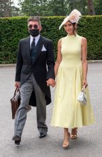 LAUREN SILVERMAN and Simon Cowell at Royal Ascot 06/15/2021