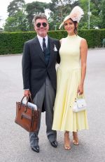 LAUREN SILVERMAN and Simon Cowell at Royal Ascot 06/15/2021