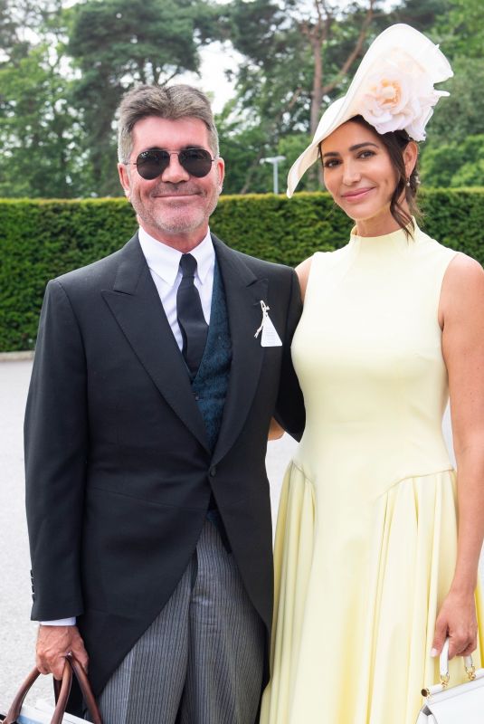 LAUREN SILVERMAN and Simon Cowell at Royal Ascot 06/15/2021