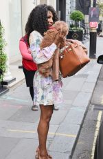 LAUREN SILVERMAN and SINITTA Out for Lunch at The Arts Club in London 06/06/2021