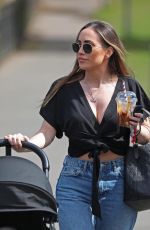 LAURYN GOODMAN Out with Her Baby in Knutsford Park in Cheshire 06/08/2021