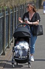 LAURYN GOODMAN Out with Her Baby in Knutsford Park in Cheshire 06/08/2021