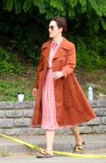 LENA HEADEY on the Set of White House Plumbers in Poughkeepsie 06/03/2021