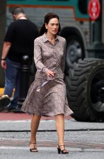 LENA HEADEY on the Set of White House Plumbers in Poughkeepsie 06/03/2021