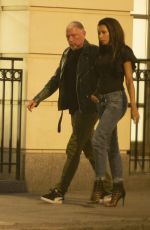LILIAN DE CARVALHO MONTEIRO and Boris Becker Leaves 45 Park Lane in London 06/15/2021