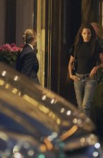 LILIAN DE CARVALHO MONTEIRO and Boris Becker Leaves 45 Park Lane in London 06/15/2021
