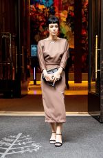 LILY ALLEN Leaves Her Hotel in New York 06/18/2021