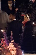 LILY COLLINS on the Set of Emily in Paris in Paris 06/24/2021