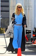 LILY JAMES on the Set of Pam and Tommy in Malibu 06/02/2021