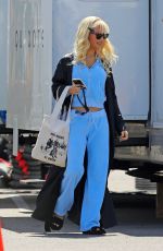 LILY JAMES on the Set of Pam and Tommy in Malibu 06/02/2021