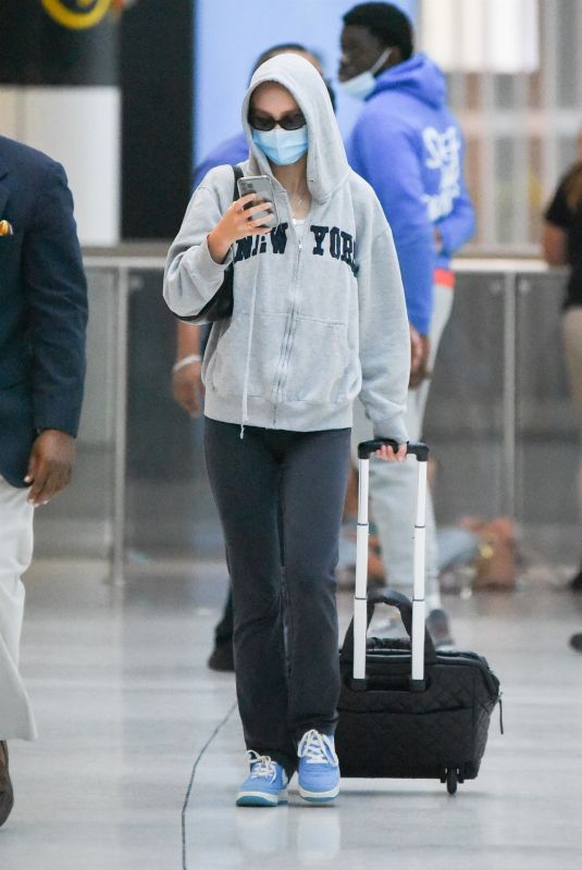 LILY-ROSE DEPP at JFK Airport in New York 06/17/2021