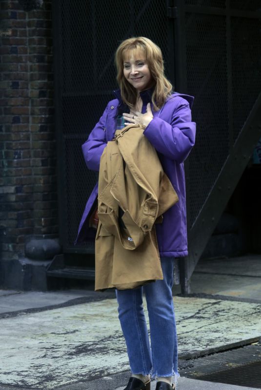 LISA KUDROW on the Set of Untitled Movie in New York 06/15/2021