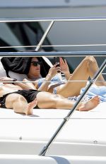 LORENA RAE in Bikini at a Yacht in St-Tropez 06/26/2021