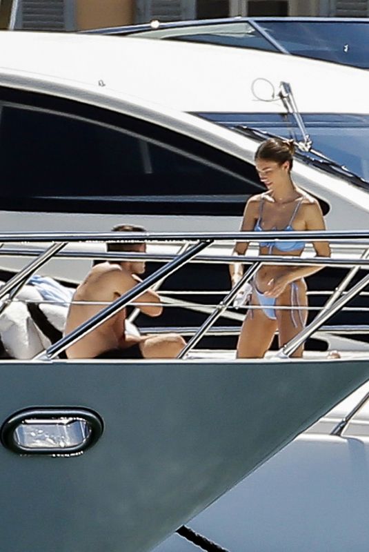 LORENA RAE in Bikini at a Yacht in St-Tropez 06/26/2021