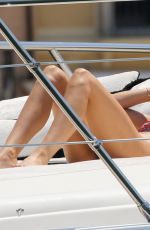 LORENA RAE in Bikini on a Yacht in Saint-Tropez 06/27/2021