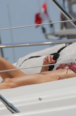 LORENA RAE in Bikini on a Yacht in Saint-Tropez 06/27/2021