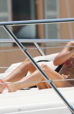 LORENA RAE in Bikini on a Yacht in Saint-Tropez 06/27/2021