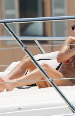 LORENA RAE in Bikini on a Yacht in Saint-Tropez 06/27/2021