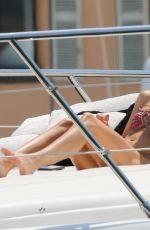 LORENA RAE in Bikini on a Yacht in Saint-Tropez 06/27/2021
