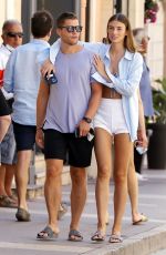 LORENA RAE Out with Her Boyfriend in Saint-Tropez 06/26/2021