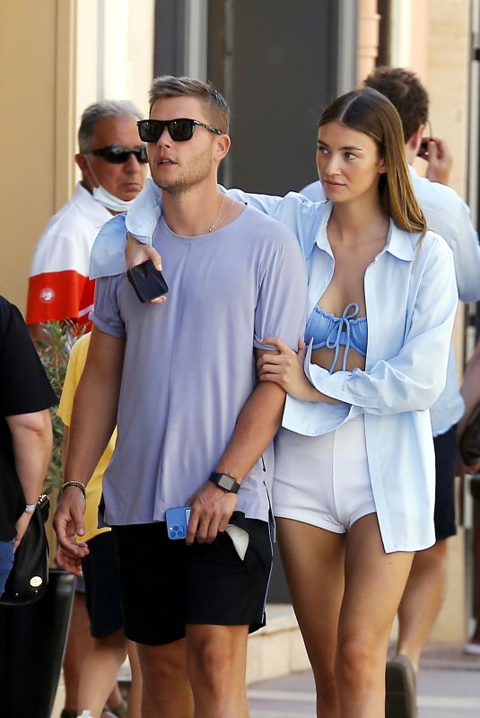 LORENA RAE Out with Her Boyfriend in Saint-Tropez 06/26/2021