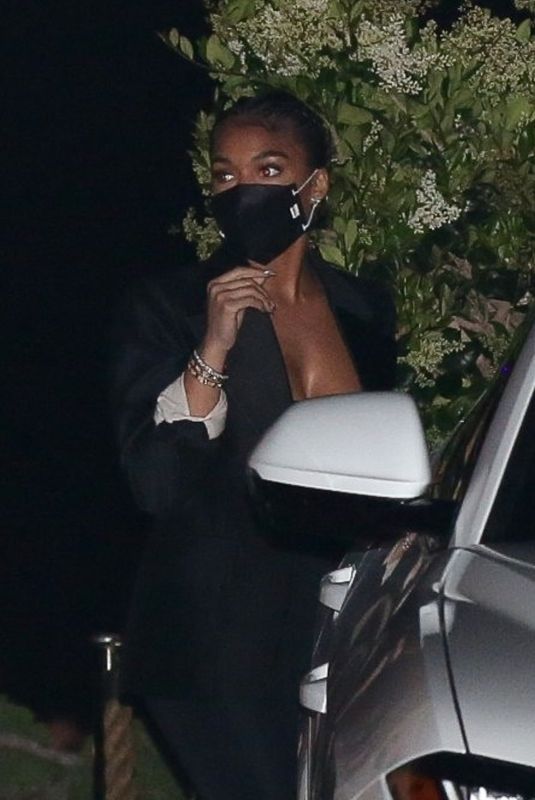 LORI HARVEY at Nobu in Malibu 06/03/2021
