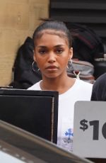 LORI HARVEY Leaves Nobu in Malibu 06/27/2021