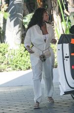 LORI HARVEY Out for Dinner at Sunset Towers in West Hollywood 06/23/2021