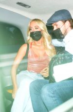 LOTTIE TOMLINSON and Lewis Burton Leaves Ned Restaurant in London 06/24/2021