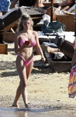 LUDOVICA PAGANI and ELETTRA LAMBORGHINI in Bikinis at a Beach in Greece 06/16/2021
