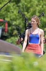MACKENZIE DAVIS on the Set of Station Eleven in Toronto 06/25/2021