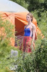 MACKENZIE DAVIS on the Set of Station Eleven in Toronto 06/25/2021