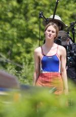 MACKENZIE DAVIS on the Set of Station Eleven in Toronto 06/25/2021