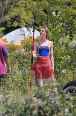 MACKENZIE DAVIS on the Set of Station Eleven in Toronto 06/25/2021