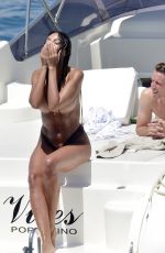 MADELINA GHENEA in Bikini at a Yacht in Portofino 06/01/2021