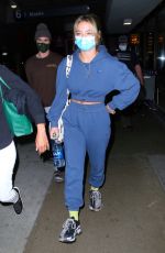 MADELYN CLINE and Chase Stokes at Los Angeles International Airport 05/31/2021