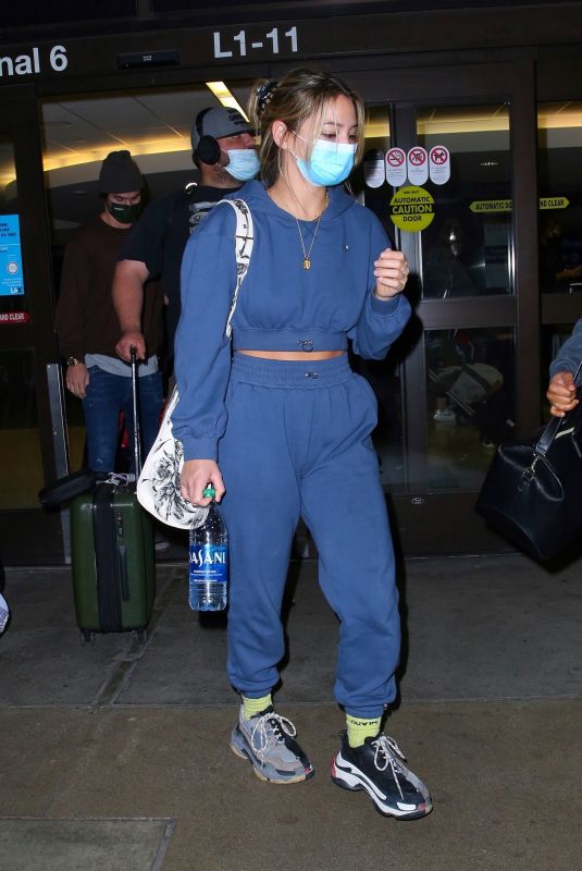 MADELYN CLINE at LAX Airport in Los Angeles 05/31/2021