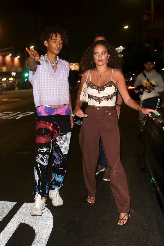 MADISON PETTIS and Jaden Smith at The Nice Guy in West Hollywood 06/02/2021