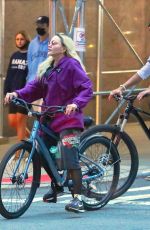 MADONNA and Ahlamalik Williams Out Riding Bikes in New York 06/13/2021